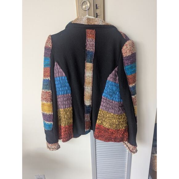 LULU-H women's blazer jacket 30% wool 70% viscose Size M - Picture 2 of 9